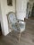 Armchair with Toile de Jouy fabric, 1890s For Sale - Image 5 of 6