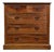 20th Century Rustic English Satinwood Chest of Drawers For Sale