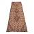 Hamedan Runner 3’3” X 8’11” Ivory Wool Vintage Tribal Hand-Knotted Carpet For Sale