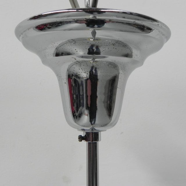 Art Deco Hanging Lamp with Marbled Hexagonal Shade, 1930s For Sale - Image 13 of 18