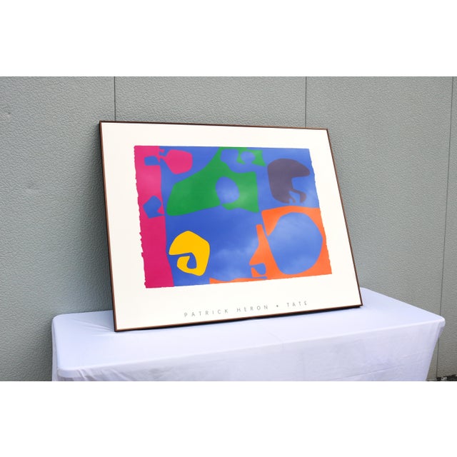 Wood Patrick Heron "January 1973 : 14" Abstract Screenprint Artwork by Tate Gallery For Sale - Image 7 of 14