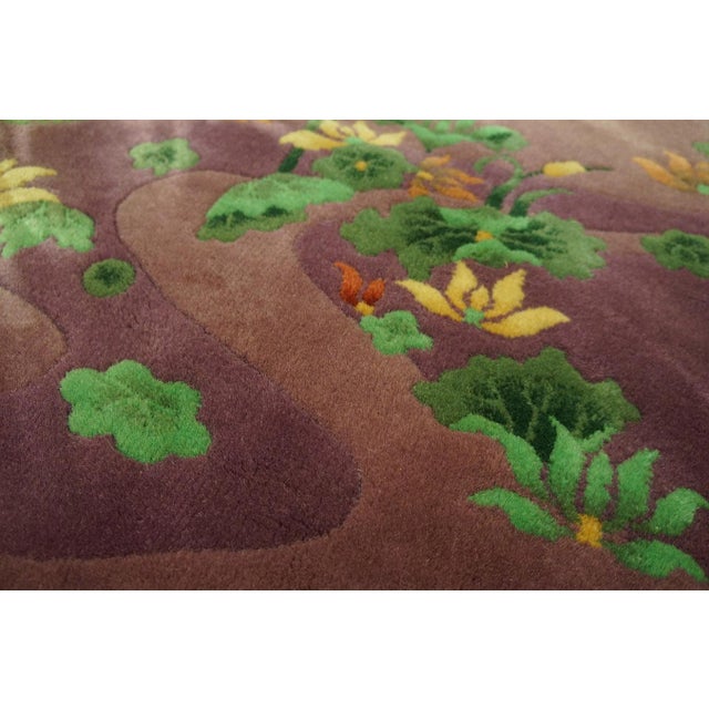 Textile 1920s Pair of Chinese Art Deco Carpets For Sale - Image 7 of 12