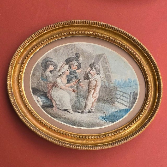 The house of cards baredfoot small neoclassical gems, depicting sweet scenes with children and characterized by bright,...