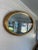Mid-Century Modern Early Mid Century Oval Mirror With Gilt Frame For Sale - Image 3 of 7