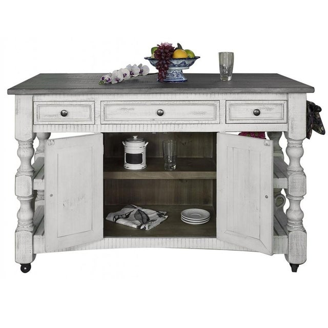 Stonegate Solid Pine Wood Kitchen Island For Sale In Chicago - Image 6 of 6