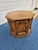 Brown Octagon Side Table Storage Cabinet For Sale - Image 8 of 12