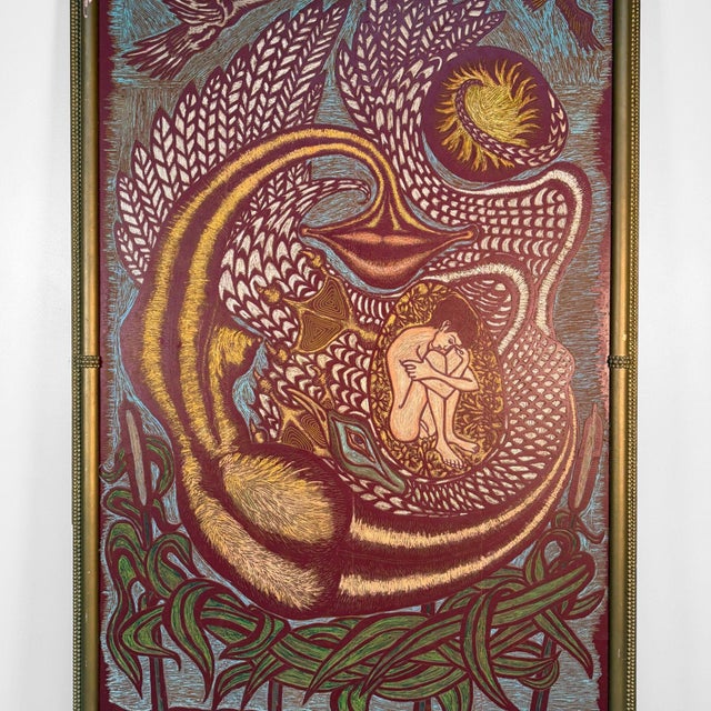 Leda and the Swan Relief Block by Kurt Bingler, 1978 For Sale - Image 15 of 18