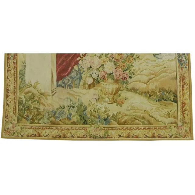 Vintage Cotton Wool Floral Tapestry For Sale - Image 9 of 9