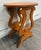 Signed Studio Crafted Arts and Crafts Style Lyre Harp Base Side Table For Sale In Kansas City - Image 6 of 10