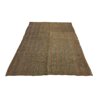 Vintage Turkish Kilim Rug - 6′ × 8′4″ For Sale