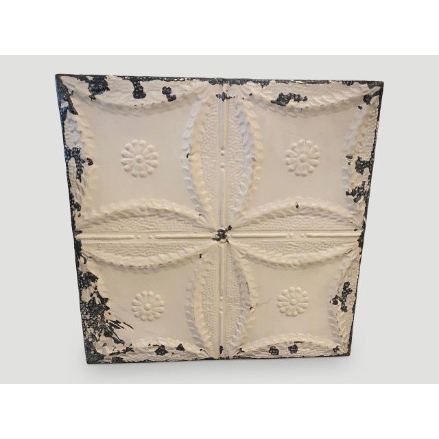 Late 19th Century Antique Tin Ceiling Remnant For Sale - Image 5 of 5