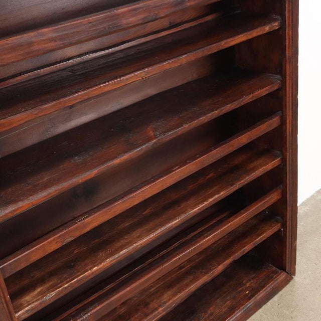 Rustic Plate Rack in Fir, Italy, 20th Century For Sale - Image 5 of 10