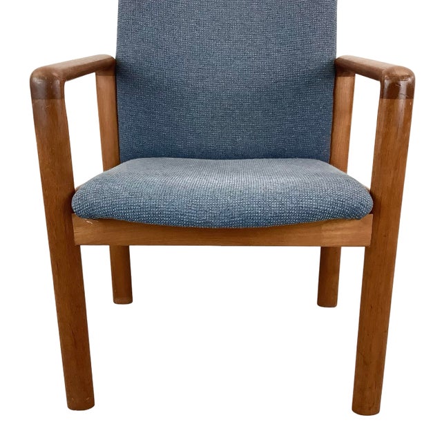 Late 20th Century Scandinavian Modern Teak Armchair For Sale In Philadelphia - Image 6 of 16