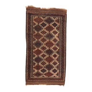Antique Persian Balouch Tribal Rug 2'9'' X 5'2'' For Sale