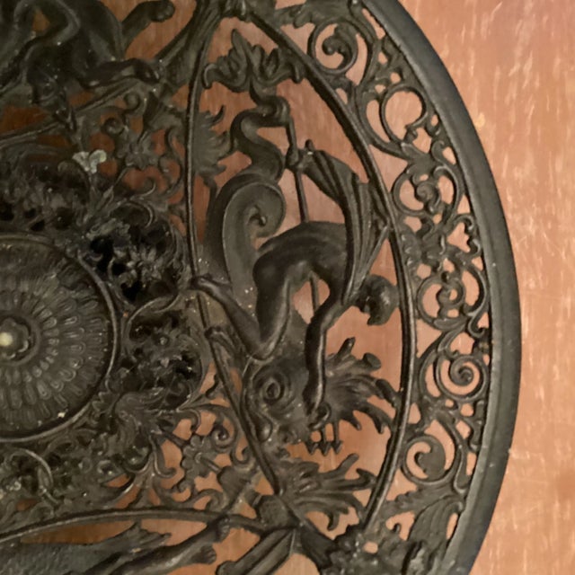 Mid 20th Century Italian Laser Cut Iron Bowl For Sale - Image 11 of 12