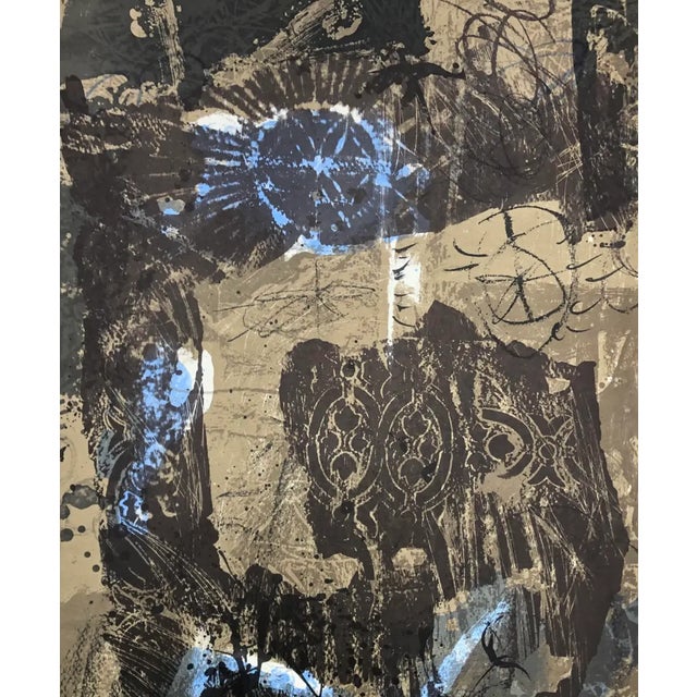 Antoni Clave (1913 – 2005) MCM lithograph from the Trobadors portfolio. Pencil signed and numbered 5 of 100. Combines...