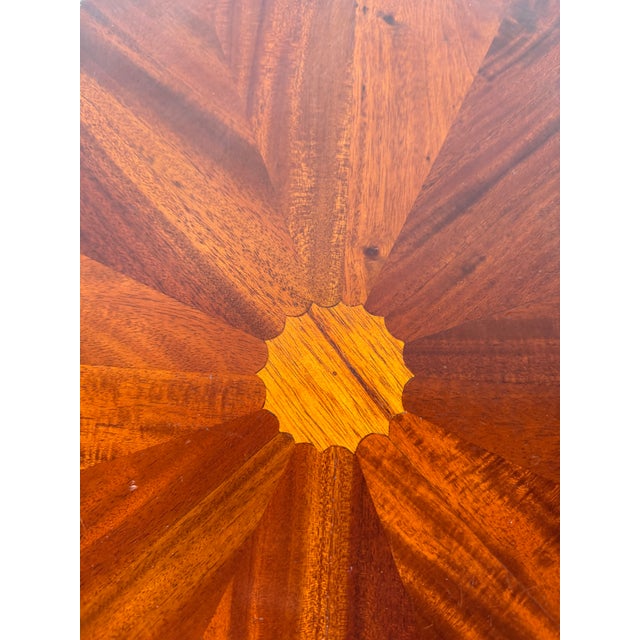 Vintage Regency Style Carved Mahogany Ram Head Accent Table For Sale In Miami - Image 6 of 18