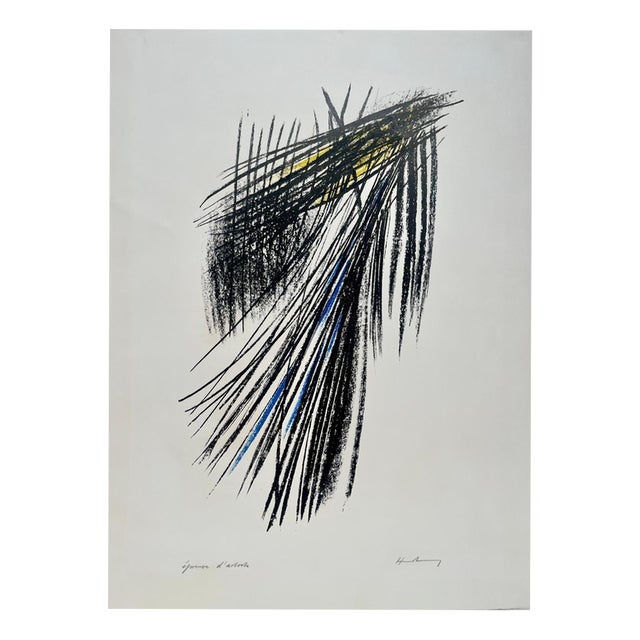 Hans Hartung, L 23 1957, 1950s, Paper For Sale