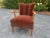 Wood 1940s Danish Modern Fritz Hansen Style Lounge Chair in Cinnamon Mohair For Sale - Image 7 of 17