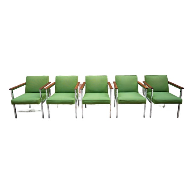 1970's Steelcase Executive Office Chairs (Set of 5) For Sale