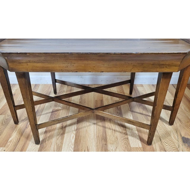 Vintage Mid-Century Modern Style Mahogany "Spider" Coffee Table For Sale - Image 9 of 11