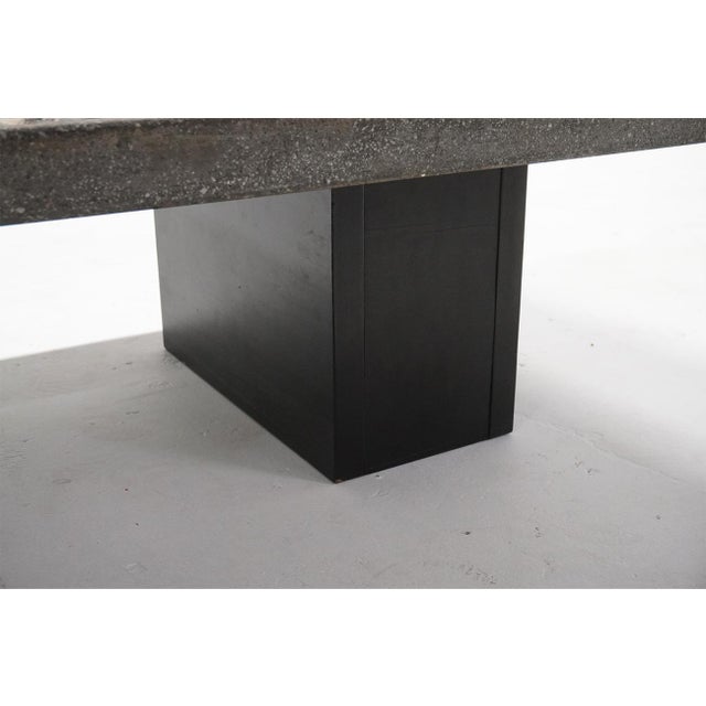 1970s Vintage Dutch Brutalist Stone Coffee Table, 1970s For Sale - Image 5 of 8