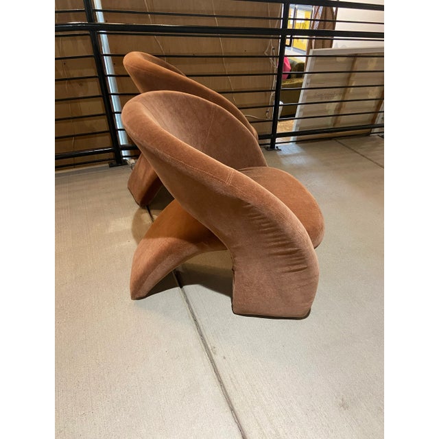 Jaymar Late 20th Century Pair of Post Modern Jaymar Style Chairs For Sale - Image 4 of 6