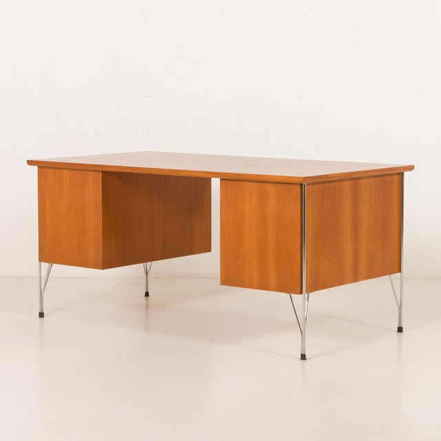 Mid-Century Modern Danish Teak Desk, 1970s For Sale - Image 16 of 18