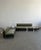 Vintage Platform Sectional in Walnut & Mohair For Sale - Image 9 of 14
