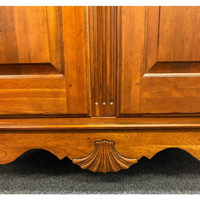 Wood Ethan Allen Maison Collection French Armoire For Sale - Image 7 of 11