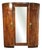 Art Deco French Walnut Wardrobe with Mirrored Door, 1930s For Sale