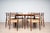 Mid-Century Modern Model 15 Dining Table and Model 78 Chairs by Niels Otto Møller for J.L. Møller, Denmark, 1960s, Set of 7 For Sale - Image 3 of 18