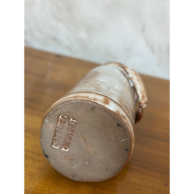 Beige Vase by Jacques Pouchain, 1950s For Sale - Image 8 of 15