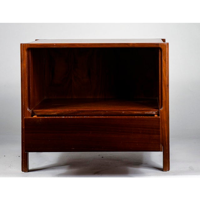 Vintage Wooden Bedside Table with Drawer and Open Compartment from Stilwood For Sale - Image 10 of 18