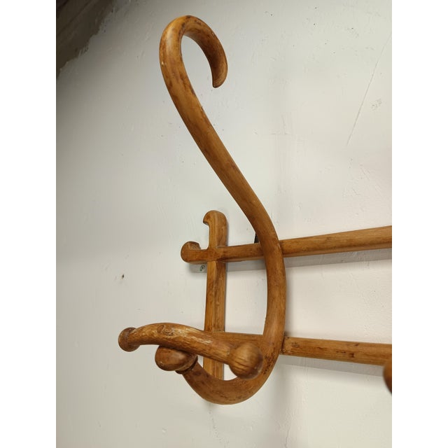 Wall-Mounted Coat Rack from Thonet, 1890s For Sale - Image 9 of 15