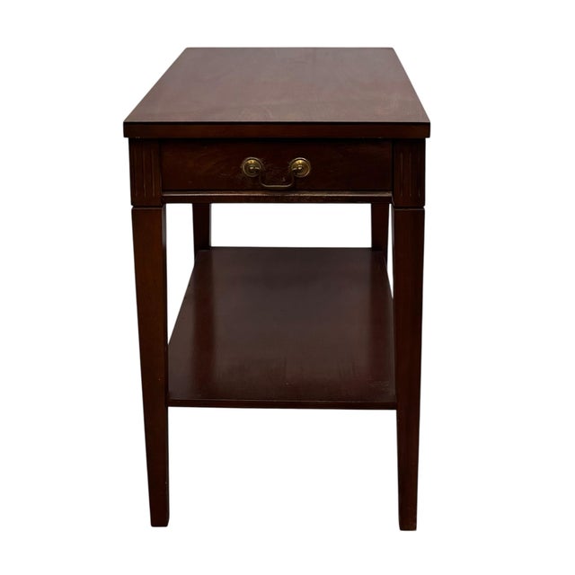 Vintage Mersman Federal Style Mahogany Side Table For Sale - Image 11 of 11