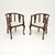 A wonderful pair of antique Edwardian tub chairs, made in England and dating from around the 1900-1910 period. They are...