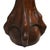 Chippendale Style Floral & Foliate Carved Mahogany Table C1900 For Sale - Image 10 of 15