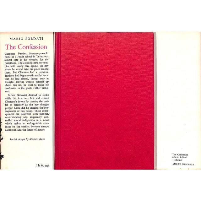 SOLDATI, Mario [184] pp. Andre Deutsch 1958 7 1/2" x 5" Jacket design by Stephen Russ "The Confession" is a 1958 novel by...