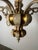 1930s Italian (12) Light Painted & Parcel Gilt Chandelier For Sale - Image 10 of 11