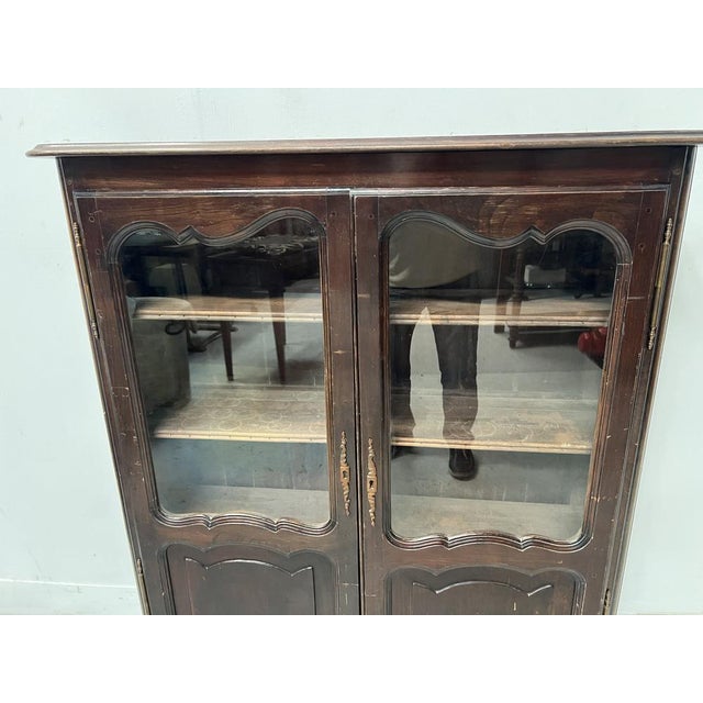 Regency Style Display Cabinet in Oak, 1900s For Sale - Image 3 of 13