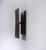 This artwork presents a striking interplay between pan pastel on Italian Turin leather and a minimalist welded steel base....