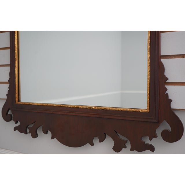 Friedman Brothers Chippendale Mahogany Shell Carved Mirror For Sale In Philadelphia - Image 6 of 10