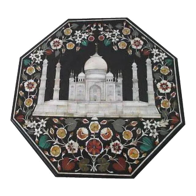 Pietra Dura Inlaid Stone Plaque For Sale