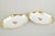 Royal Copenhagen Golden Basket, Pair of Cake Dishes. Set of two elegant porcelain cake dishes from Royal Copenhagen’s...
