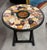 A beautiful 19th Century Specimen Marble Table top with a new custom made stand. The top is approximately 18.375 inches in...