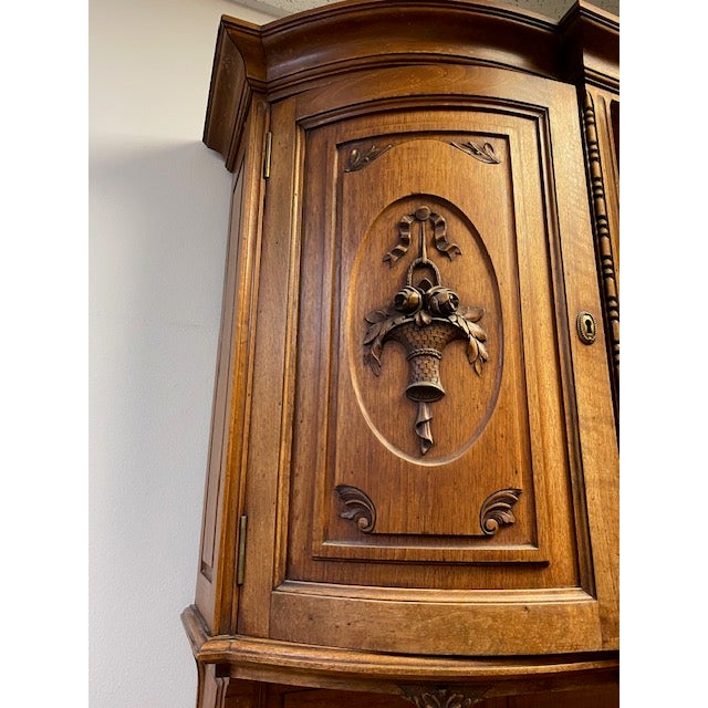 Late 19th Century Antique Louis XVIII French Oak Buffet Sideboard For Sale - Image 5 of 7