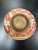 1970s Tommaso Barbi Ceramic and Brass Centerpiece Bowl With Red Marbleized Glaze For Sale In Los Angeles - Image 6 of 9
