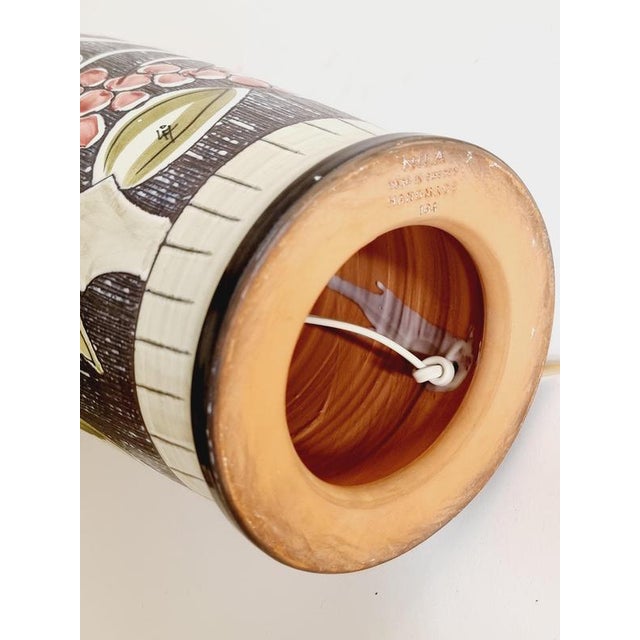 Handmade Ceramic Table Lamp from Nila, Sweden, Mid-1900s For Sale - Image 5 of 13