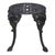 Black 3 Antique Cast Iron Garden Side Tables/Stools C1920 For Sale - Image 8 of 8